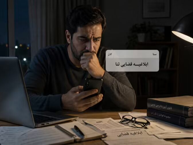اگر ابلاغیه ثنا را باز نکنیم چه میشود؟ ⚠️ ۷ نکته مهم 5 آیا میتوان گفت از ابلاغیه اطلاع نداشتهام؟