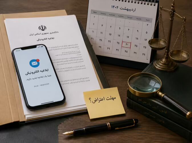 اگر ابلاغیه ثنا را باز نکنیم چه میشود؟ ⚠️ ۷ نکته مهم 4 آیا با باز نکردن ابلاغیه، مهلت اعتراض شروع نمیشود؟