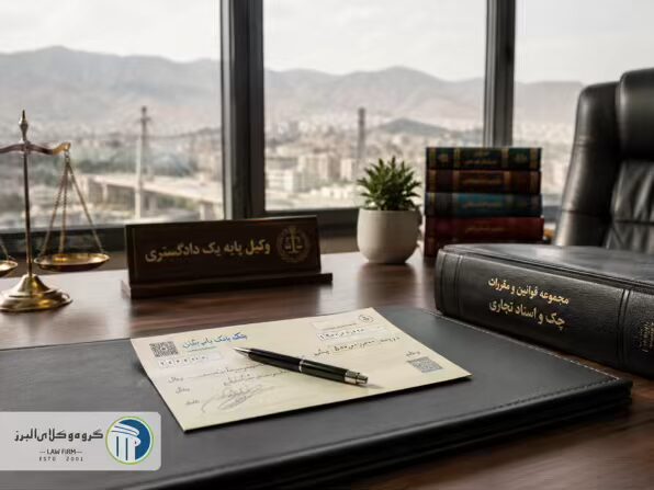 وکیل چک در کرج ⚖️ +20 سال سابقه【حقالوکاله توافقی】 7 چرا گروه وکلای البرز را برای پروندههای چک انتخاب کنیم؟