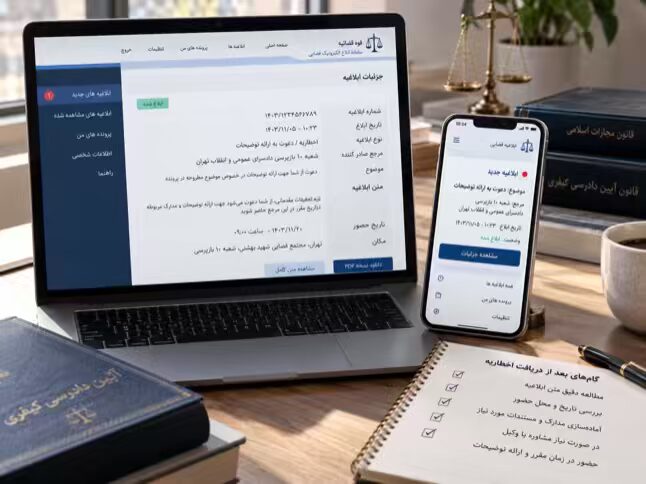 ادای توضیح به عنوان مطلع چیست؟ ⚠️ حکم جلب و عدم حضور 8 IMG 9702 compressed